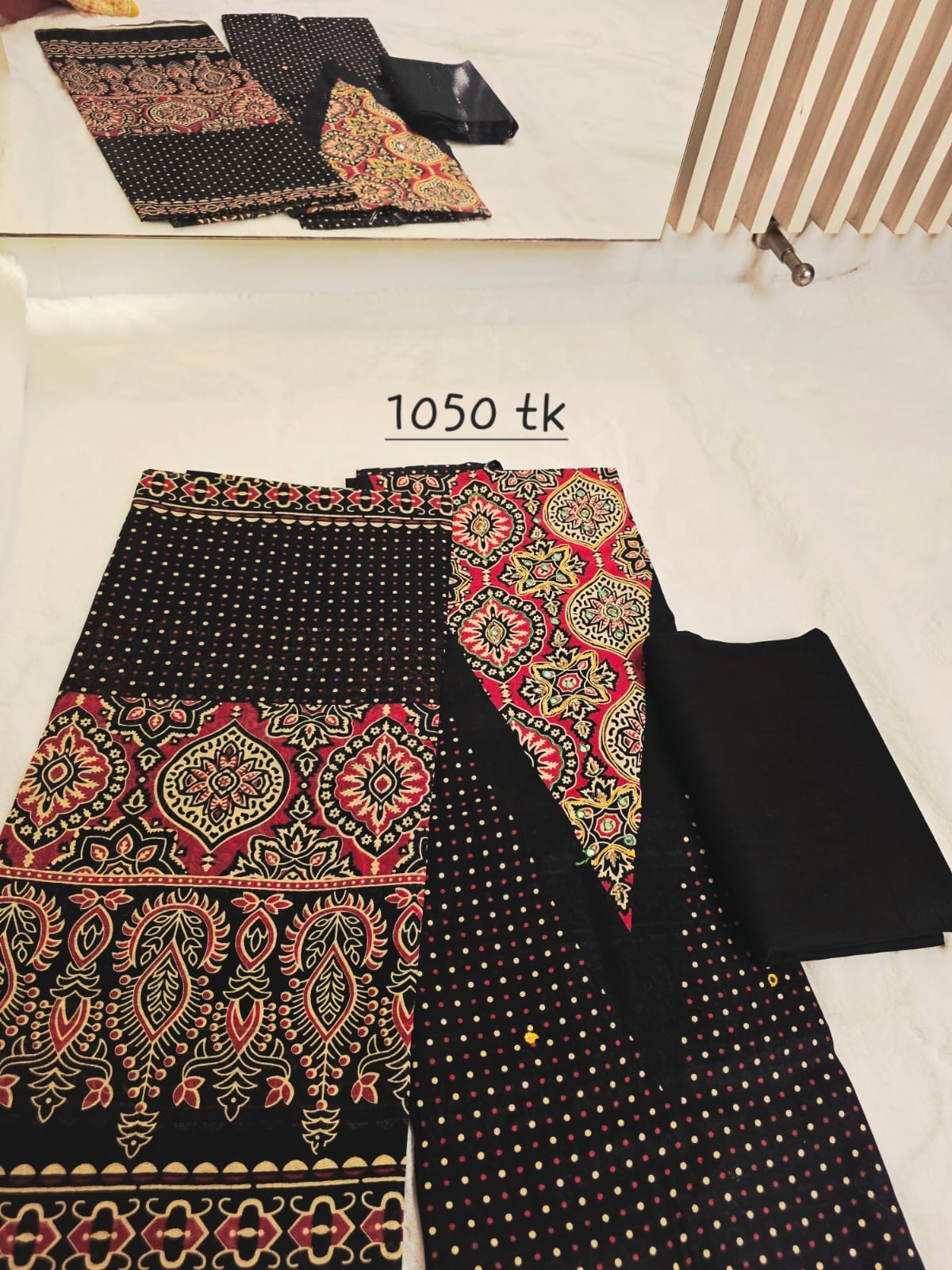 Azrakh Bol Print  Black - Black