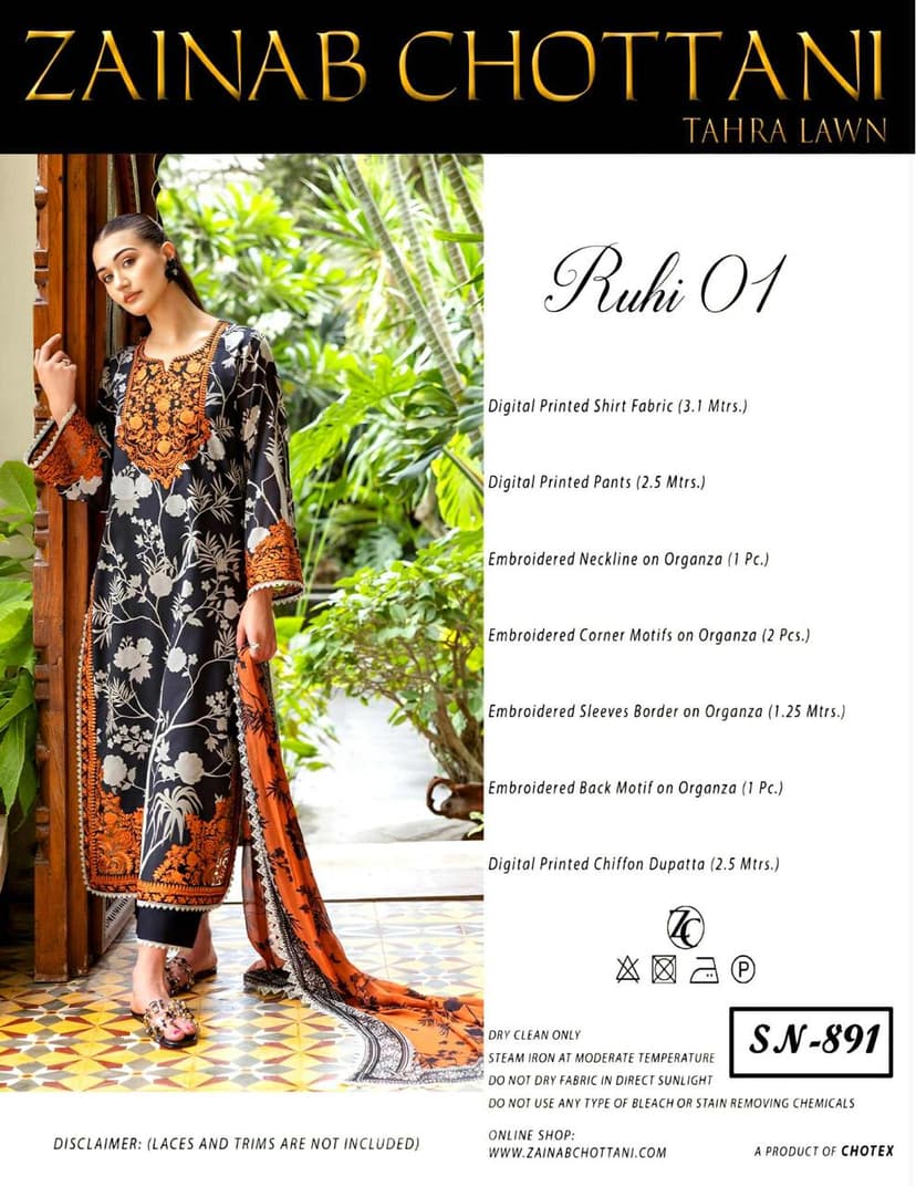 Zainab Inspired 891 Black (Bangladesh) 
